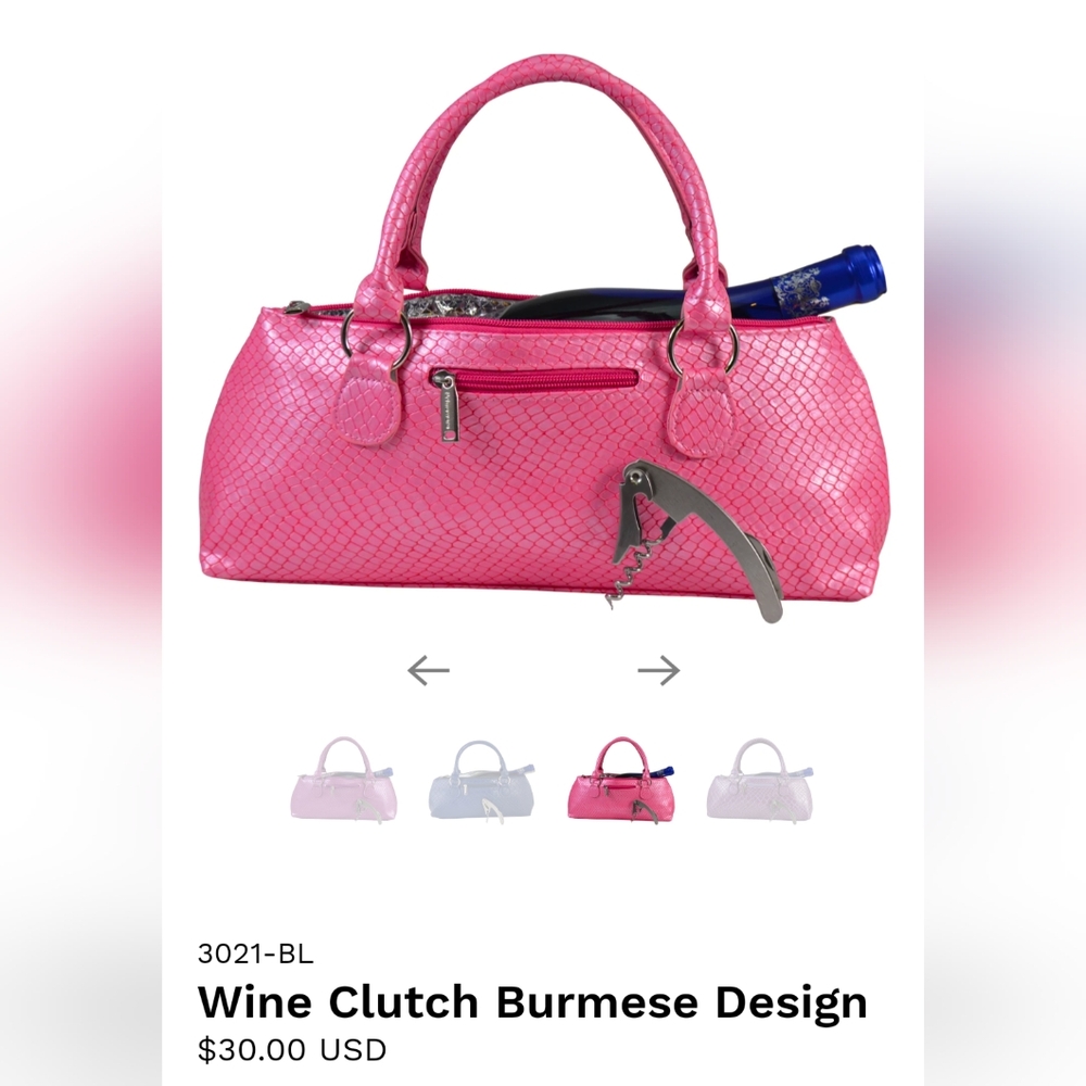 🩷Primeware Clutch Burmese Wine Bag